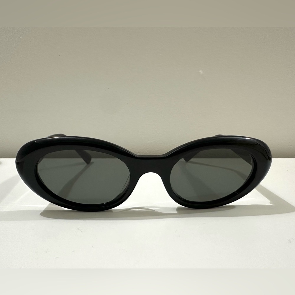 GENTLE MONSTER Black Oval Sunglasses - Le01